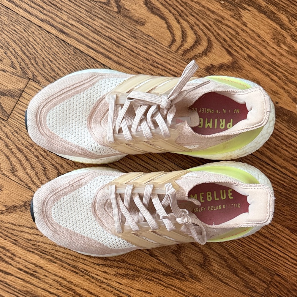Adidas Ultraboot Tan and Cream Running Shoes